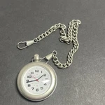 Affinity Silver Tone Quartz Pocket Watch With Chain Vintage - Parts Only Read. Fixed Price $15.00.