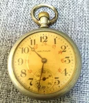 Waltham Analog Mechanical(manual) Men Rare Engraved A.w.w.co Pocket Watch Vin. Fixed Price $88.09.