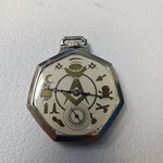 Mens Illinois Autocrat 17J Pocketwatch White Gold Nice Piece. Fixed Price $499.95.