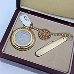 Nos Colibri Half Dollar Kennedy Coin Swiss Pocket Watch W/ Knife New Battery. Fixed Price $149.95.