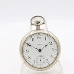 Antique 18S Waltham 15JEWEL Mechanical Open Face Pocket Watch No. 81 Nickeloid. Fixed Price $107.35.