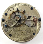 Vintage Hampden John Dueber 18S 15J Hunting Pocket Watch Movement Lot.ea. Fixed Price $59.99.