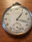 Gotham Mechanical Pocket Watch 7 Jewels Silver Metal Case White Dial Analog. Fixed Price $95.00.
