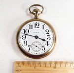 Antique 1911 Elgin Grade 367 Father Time 10K Gf Veritas Case Pocket Watch Works. Fixed Price $399.95.