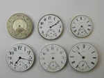 6 Elgin Illinois Hamilton Waltham Ps Bartlett Pocket Watch Movement Lot - Repair. Fixed Price $105.00.