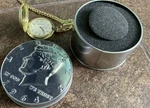 Jfk Half Dollar Tin With Pocket Watch.. Fixed Price $33.00.