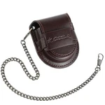Leather Pocket Watch Pouch - Case With Bronze Chain. Fixed Price $30.36.