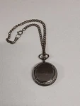 James Michael Men's Black Pocket Watch On Chain (#60). Fixed Price $15.99.