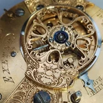1833 Jn Broom Exeter Antique Silver Hunter Verge Pocket Watch Running Diamond. Fixed Price $381.76.