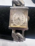 Vintage Arnex 17 Jewels Incabloc Swiss Watch Chunky Curb Link Chain Bracelet. Fixed Price $29.53.