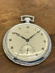 Omega Pocket Watch 1938 Antique Swiss Silver Dial 15 Jewels 49MM Case. Fixed Price $989.99.