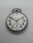 Illinois Bunn Special 21 Jewel ADJ6 Pos Railroad Pocket Watch 16 Size Runs. Fixed Price $169.00.