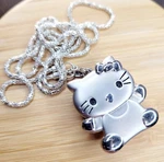 Watch Hello Kitty Pendant Necklace Locket 12 Chain Opens Up. Fixed Price $35.00.