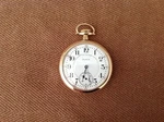 1916 Elgin Father Time 21 Jewels Pocket Watch. Fixed Price $750.00.
