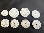 Lot 8 Vintage Pocket Watch Movements Elgin Waltham 6S 3/0S For Parts Repair. Fixed Price $79.00.