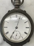 Waltham Sterling Silver Pocket Watch Roman Numerals Mechanical 1870S Vintage. Fixed Price $400.00.