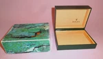 Rolex Montres Geneve Suisse 68.00.2 Green Wooden Jewerly Watch Case In Box Rare!. Fixed Price $155.00.