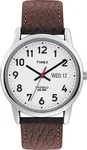 New Timex Men's T20041 Easy Reader 35MM Brown Leather Strap Watch. Fixed Price $45.00.