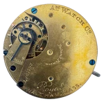 Antique 8S 1881 Waltham 7J Mechanical Open Face Pocket Watch Movement Royal Usa. Fixed Price $39.55.