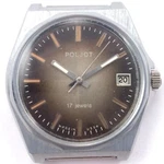 Soviet Poljot Windup Watch 1970S Nice Brown Dial Serviced Vgc+ *us Seller* #1030. Fixed Price $79.00.