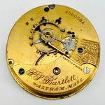 Antique Waltham P.s. Bartlett 18S Pocket Watch Movement C.1891 - Spares Repair. Fixed Price $36.52.