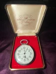Eastman Swiss Made Open Face Train Pocket Watch Railroad Wide Up 1 Jewel. Fixed Price $100.00.