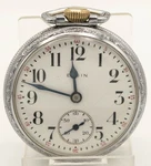 Vintage Elgin Grade 574 Pocket Watch 16S 17J Open Face Running 1948. Fixed Price $239.90.