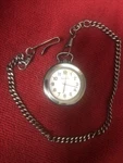 Details Silver Toned Quartz Pocket Watch Model DTL2320 With 15 Belt Chain. Fixed Price $19.95.