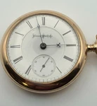 Illinois 104 Pocket Watch 18S 15J Ruby Model 2 1883 Antique Gold Filled Running. Fixed Price $595.00.