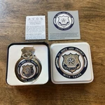 Avon - Police To Serve And Protect Pocket Watch New In Box Same Day Ship. Fixed Price $21.59.
