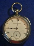 Illinois Pocket Watch Star Dean Movement #60752 - Early 1876 Hard To Find. Fixed Price $895.00.