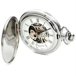 Charles-hubert Paris 3918 Stainless Steel White Dial Mechanical Pocket Watch. Fixed Price $150.06.