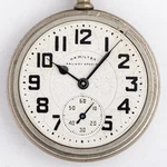 992B 16S 21 Jewel Pocket Watch Circa 1955 W/hamilton Display Case!. Fixed Price $295.00.