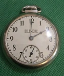 Ingraham Biltmore Pocket Watch C128. Fixed Price $20.00.