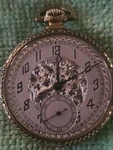 1923 Illinois Size 12 Jewels Gold Filled Deco Style Pocket Watch Vintage Runs. Fixed Price $395.00.