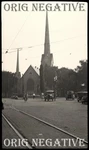 1930S Photo Neg Rockford Illinois Street Scene Congregational Church (gone). Fixed Price $19.99.
