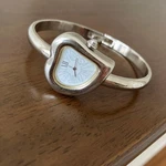 Yves Saint Laurent Ysl Watch Quartz Heart Silver Bangle 4520-H15556 Japan Work. Fixed Price $879.99.