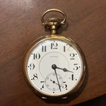 1913 Howard Series 10 16S Model 1907 21J Railroad Gold Filled Pocket Watch. Fixed Price $600.00.