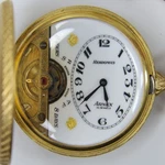 Arnex Hebdomas 8 Day 15J Swiss Pocket Watch Double Hunter Gold Plated 10 Micron. Fixed Price $750.00.