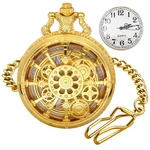 Tiong Gold Hollowed-out Multi-gear Men's Casual Quartz Pocket Watch WF-NEW07. Fixed Price $25.70.