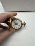 Majestron Mens Quail Stainless Steel Gold Flip Quartz Pocket Watch Parts Read. Fixed Price $15.99.
