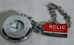 2010 Relic By Fossil 4MM Diameter 12/24 White Dial Pocket Quartz Watch Runs. Fixed Price $36.99.