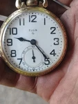 Elgin 573 17 Jewels Gold Filled Pocket Watch Yellow Analog Vintage. Fixed Price $225.00.