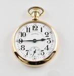 1918 Illinois 21 Jewel Openface Railroad Grade Gold Filled Pocket WATCH#WATCH440. Fixed Price $960.00.