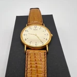 Men Seiko Quartz Watch Vintage 7N00-7A49 With Calfskin Brown Leather Band. Fixed Price $53.87.