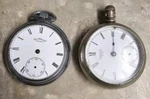 2 Antique American Waltham Pocket Watches Movements Cases Parts Broken As-is. Fixed Price $70.00.