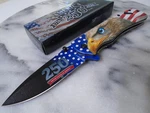 Mtech 250TH Anniversary Usa Assisted Open Pocket Knife 3D Eagle Folder MTA207250. Fixed Price $19.99.