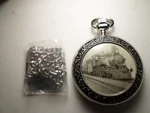 Avon Train Locomotive Pocket Watch 2006 Battery Operated. Fixed Price $18.95.