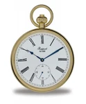 Rapport Oxford Mechanical Open Faced Pocket Watch. Gold Plated Metal PW94. Fixed Price $351.10.