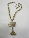 Antique 1911 Weh Co. Goldplated Pocket Watch Fob W/chain. Fixed Price $79.99.